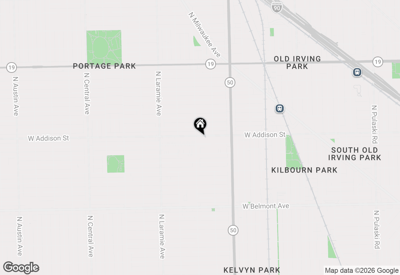 Map of 4945 W Addison Street, Chicago, IL 60641