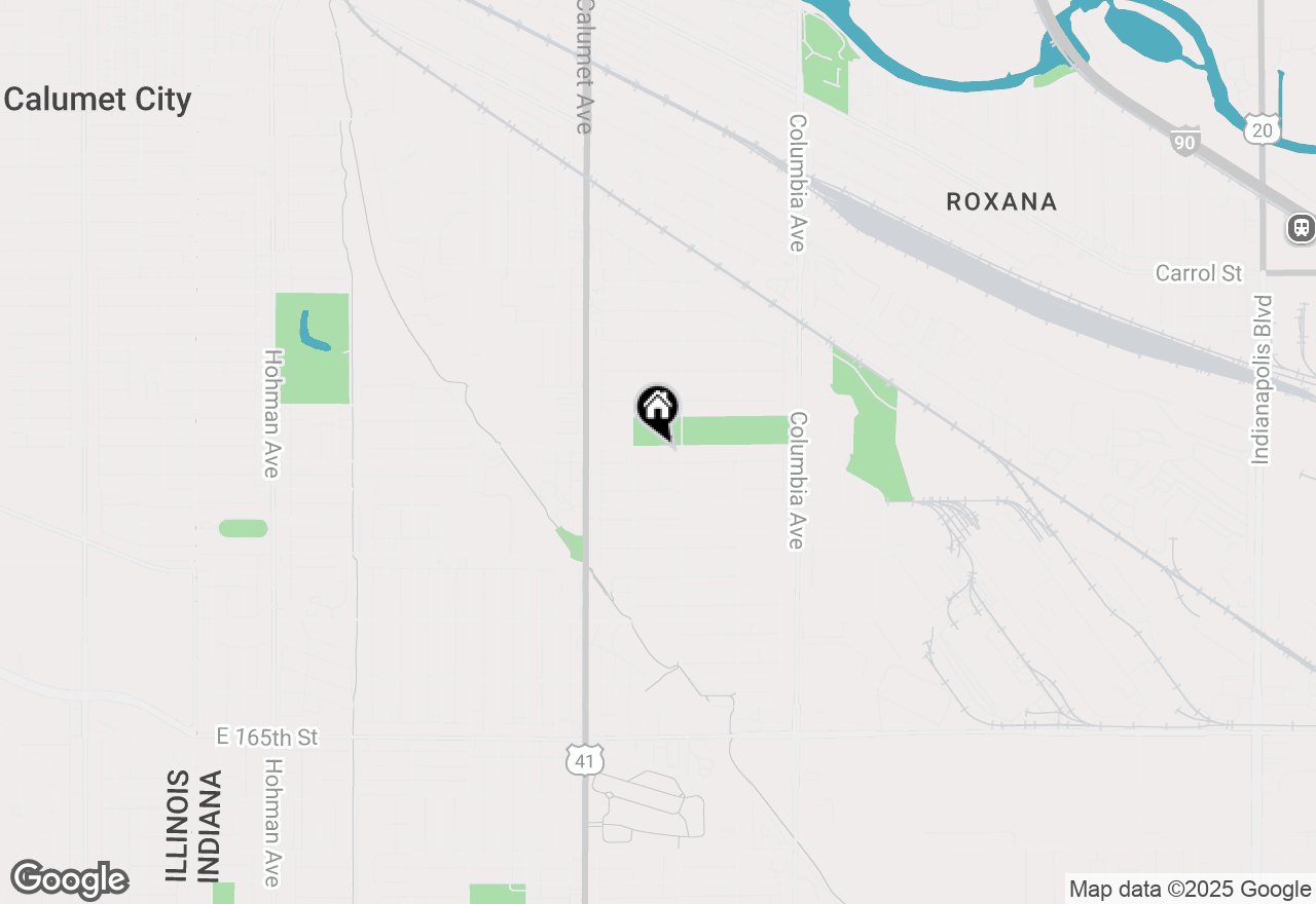Map of 924 Highland Street, Hammond, IN 46320