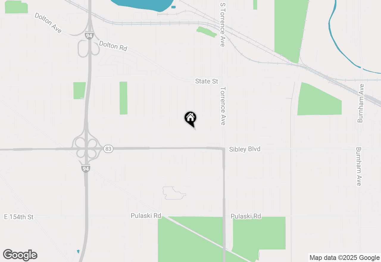 Map of 74 Yates Avenue, Calumet City, IL 60409