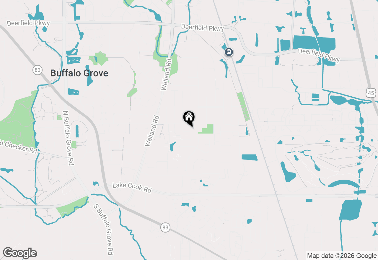 Map of 507 Ridgewood Lane, Buffalo Grove, IL 60089