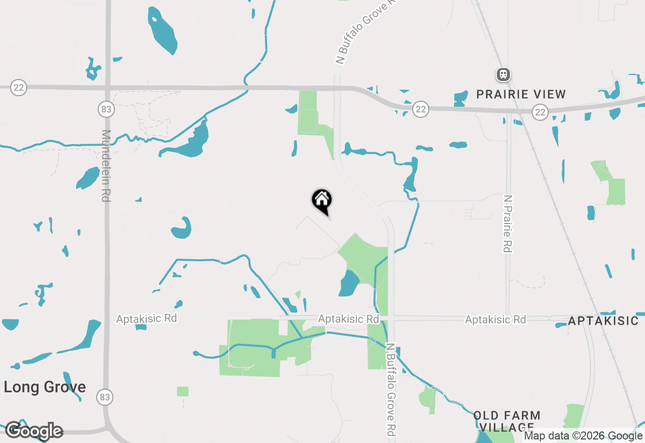 Map of 2116 Birchwood Lane, Buffalo Grove, IL 60089