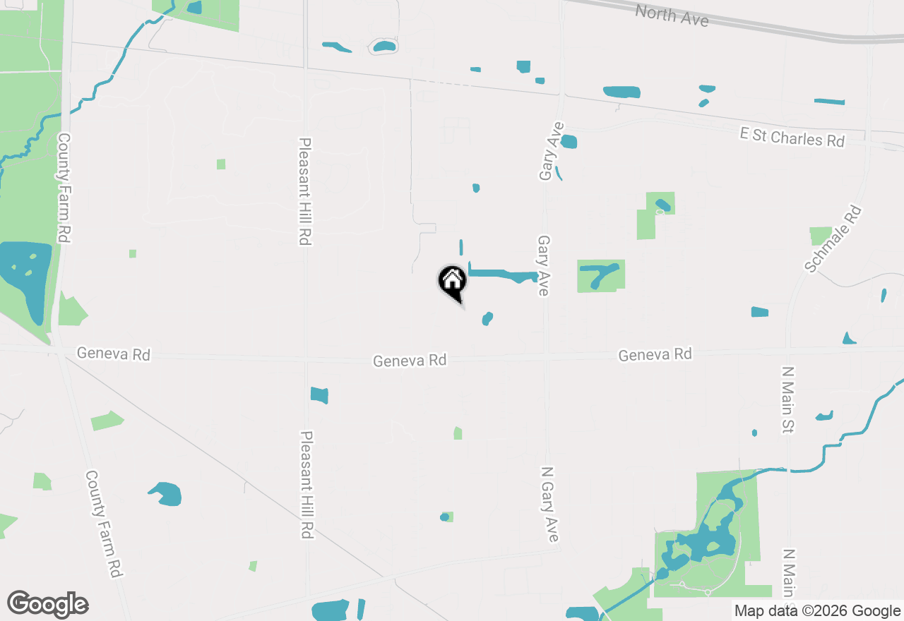 Map of 1N118 Mission Court, Winfield, IL 60190