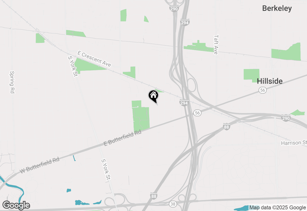 Map of 441 E Adams Street, Elmhurst, IL 60126