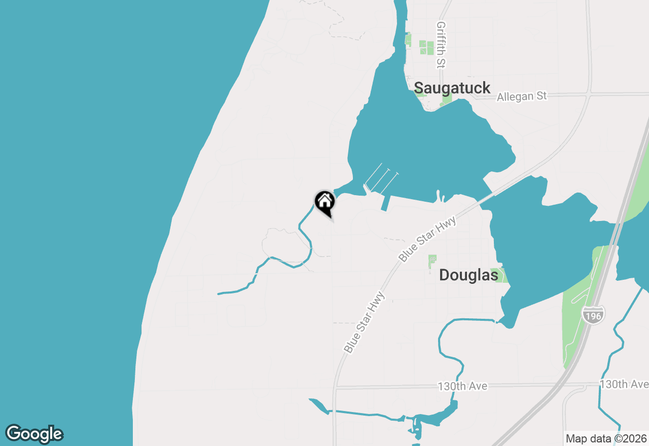 Map of 224 N Ferry Street, Douglas, MI 49406