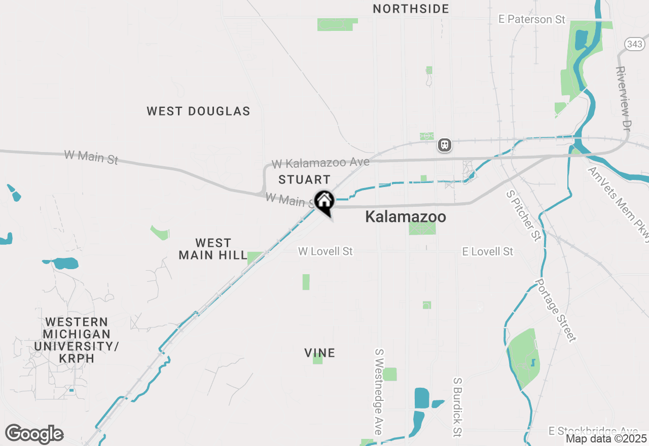 Map of 743 Academy Street, Kalamazoo, MI 49007