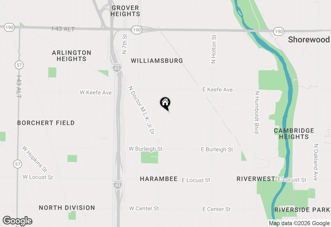 Map of 200 W Concordia Ave, Milwaukee, WI 53212