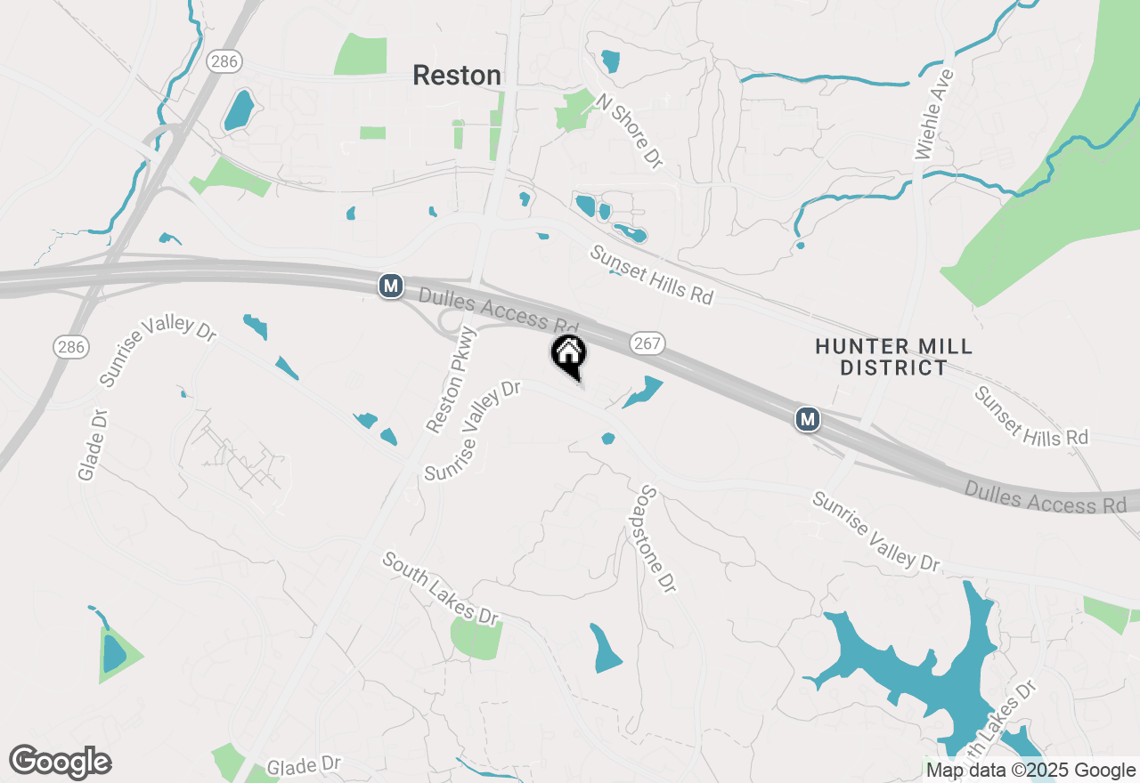 Map of 11732 Sunrise Valley Drive, Reston, VA 20191