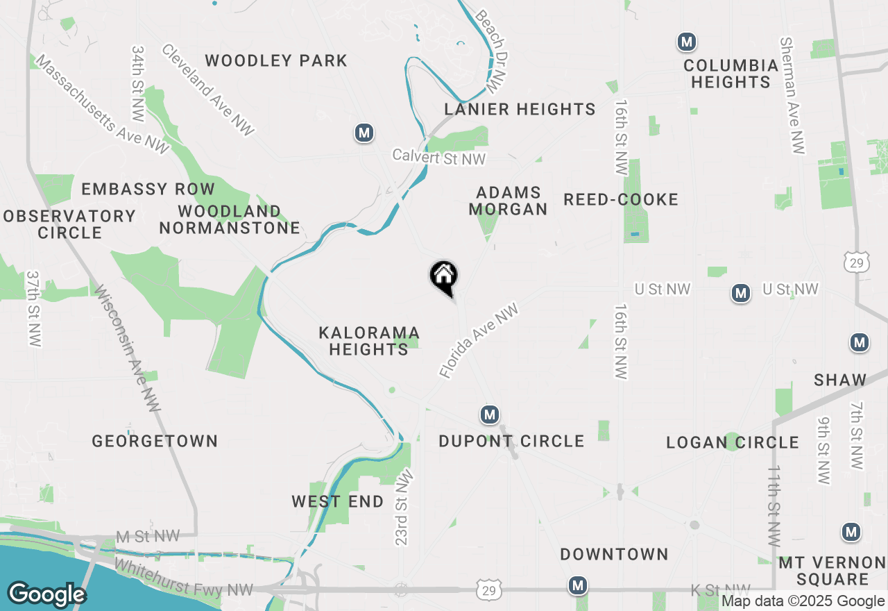 Map of 2122 California Street Nw #156, Washington, DC 20008