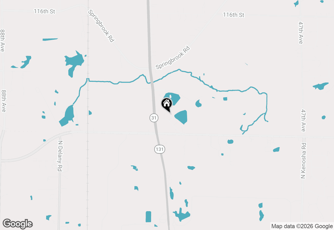 Map of 6559 126th St, Pleasant Prairie, WI 53158