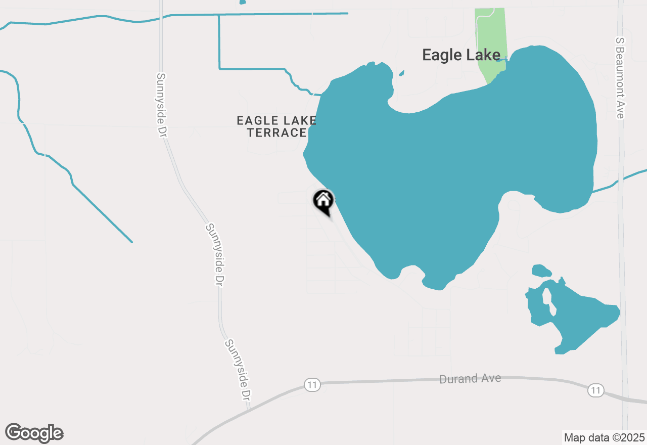 Map of 2321 Marshall Sq, Kansasville, WI 53139