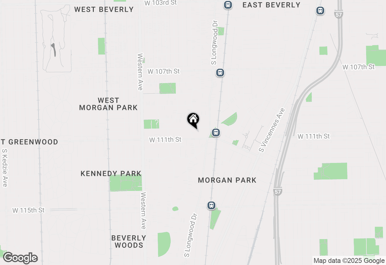 Map of 11051 S Hoyne Avenue, Chicago, IL 60643