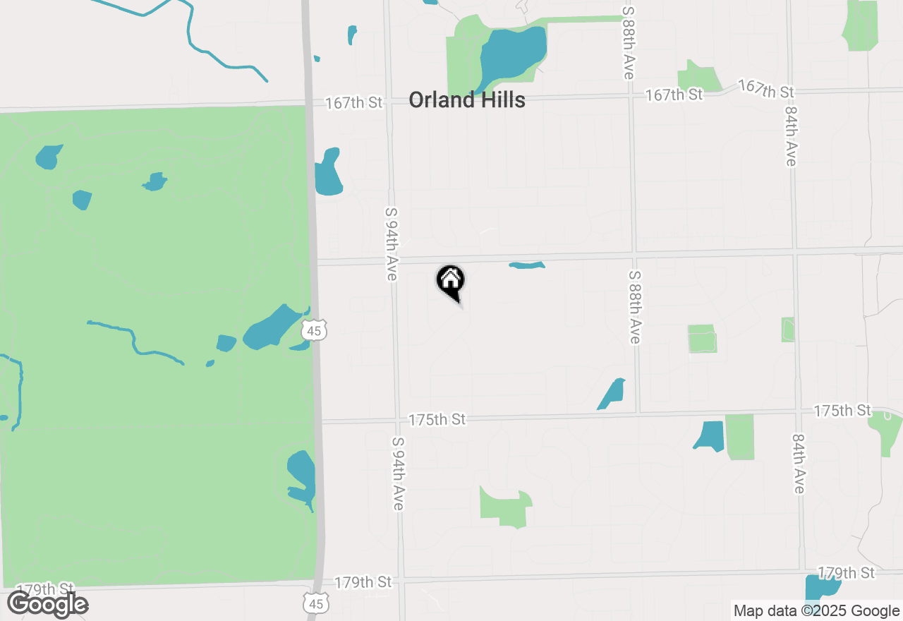 Map of 9218 173rd Place, Tinley Park, IL 60487