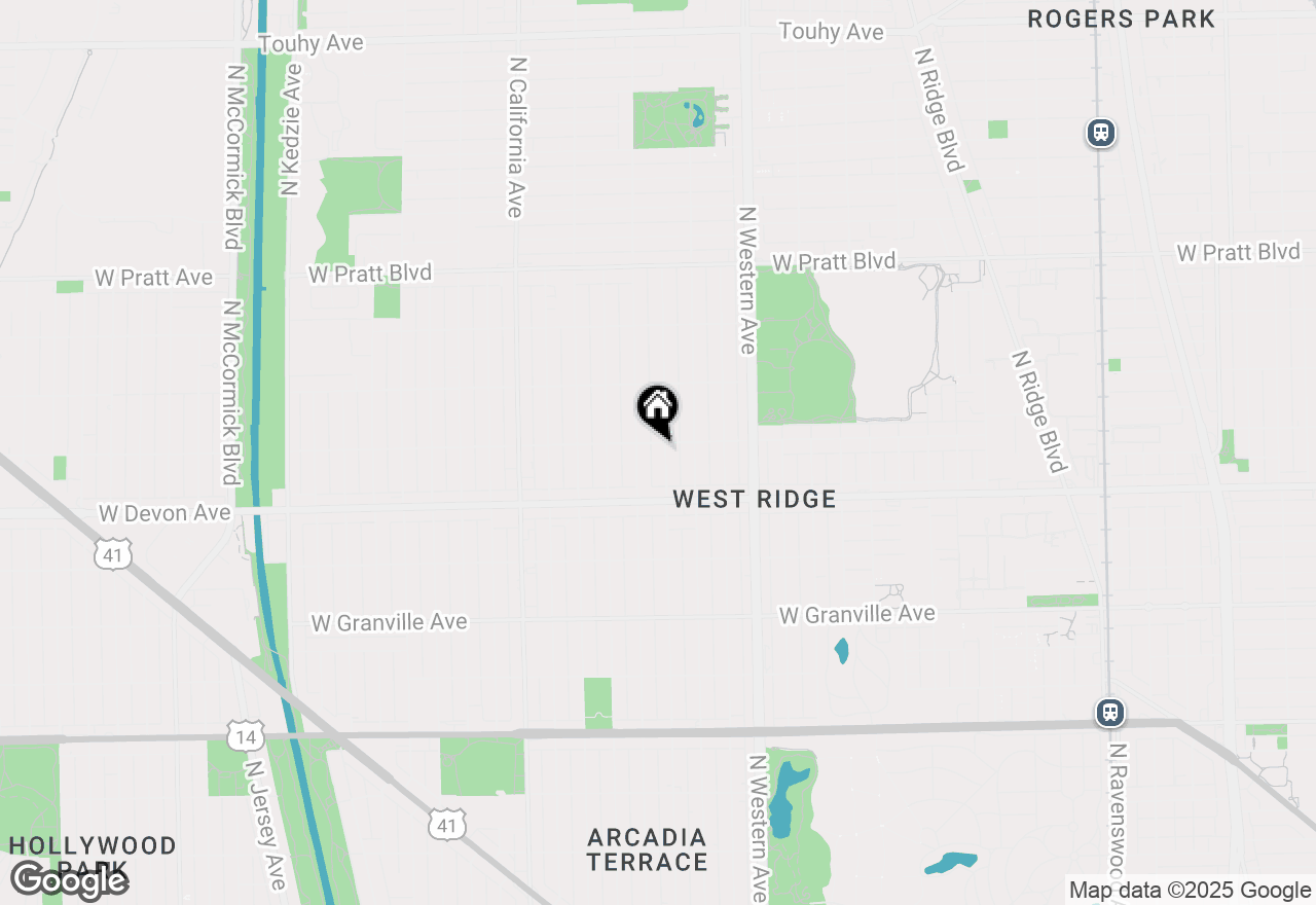 Map of 6454 N Maplewood Avenue, Chicago, IL 60645