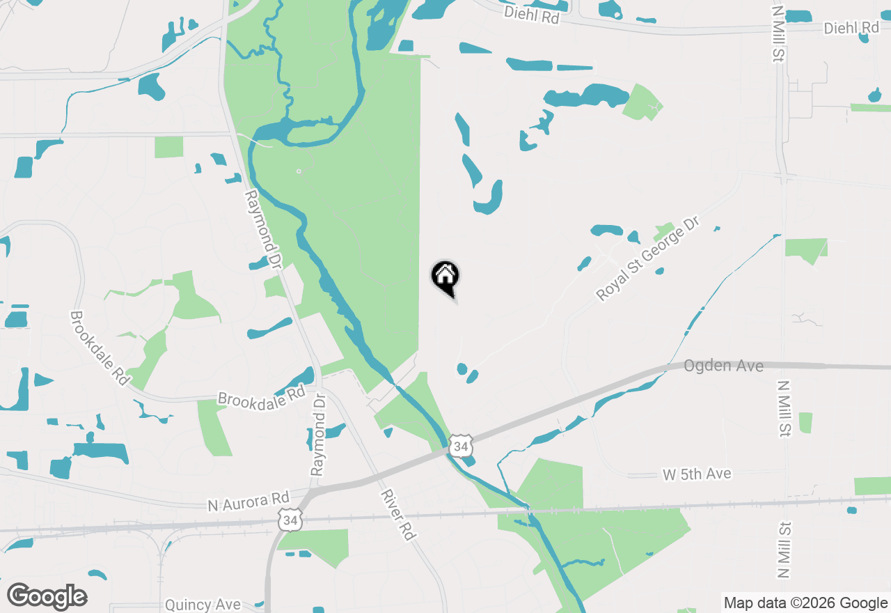 Map of 1116 Heatherton Drive, Naperville, IL 60563