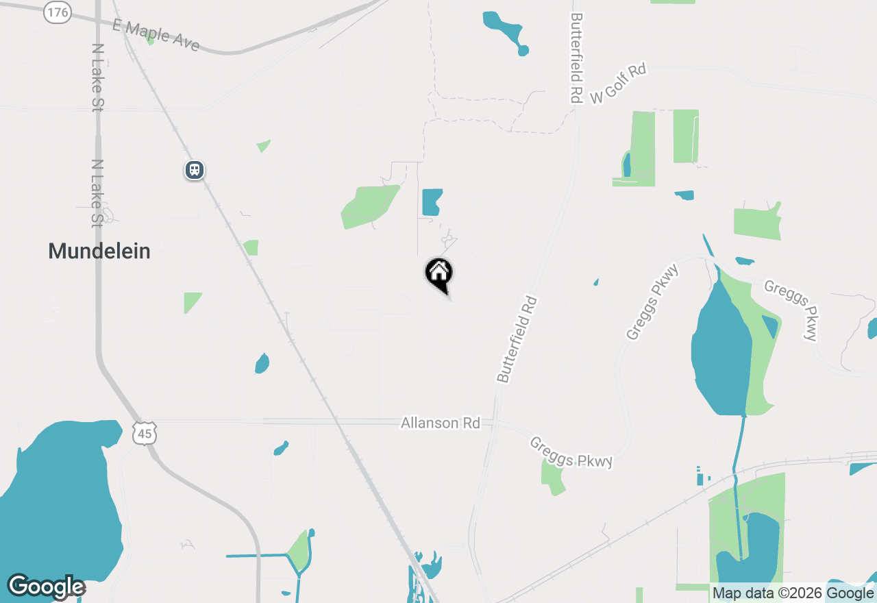Map of 2 Sandhurst Road, Mundelein, IL 60060