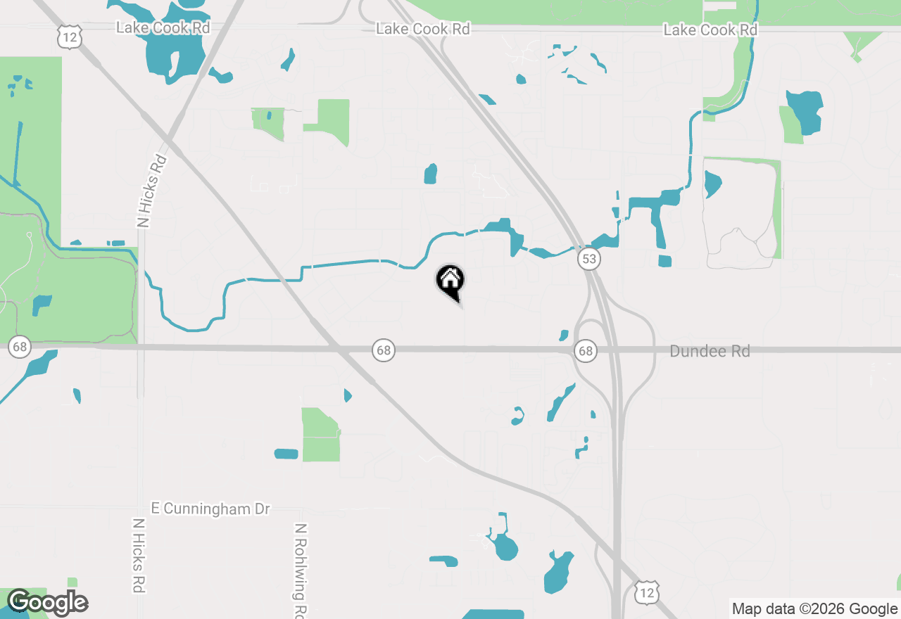 Map of 2 E Dundee Quarter Drive #B201, Palatine, IL 60074