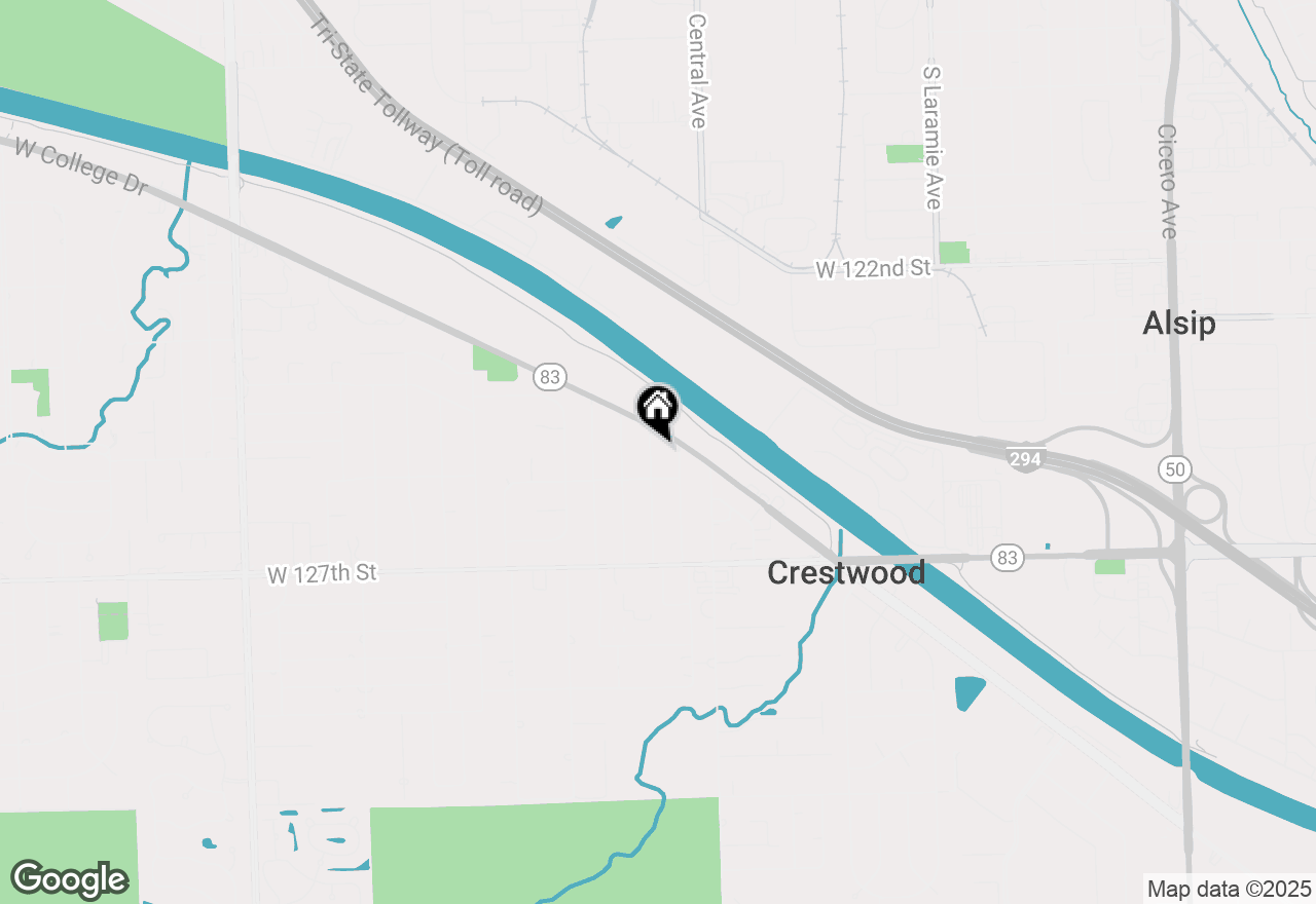 Map of 12543 S Major Avenue, Palos Heights, IL 60463