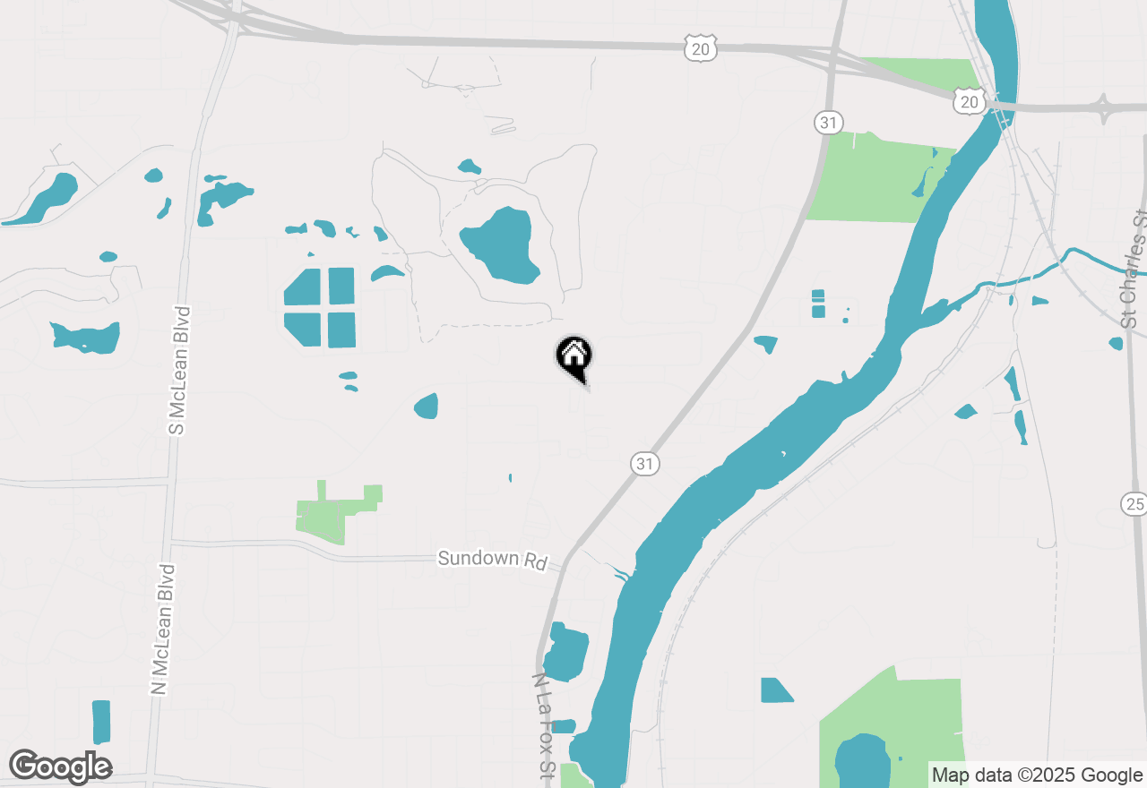 Map of 1790 Gilpen Avenue, South Elgin, IL 60177