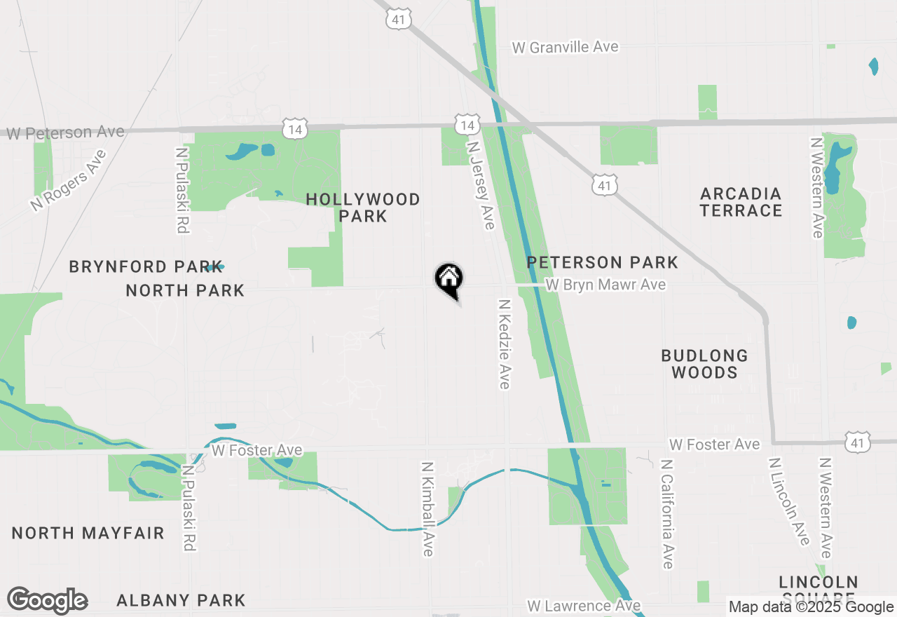 Map of 5527 N Christiana Avenue #1, Chicago, IL 60659