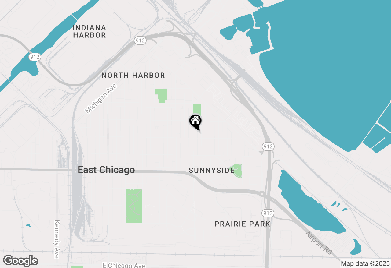 Map of 3827 Alder Street, East Chicago, IN 46312