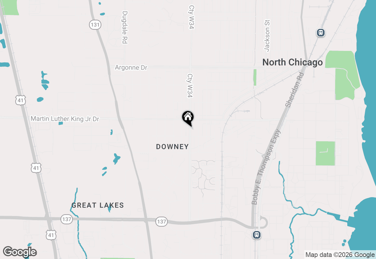 Map of 2228 Lewis Avenue, North Chicago, IL 60064
