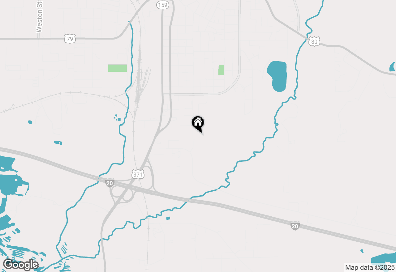 Map of 1326 East Street, Minden, LA 71055