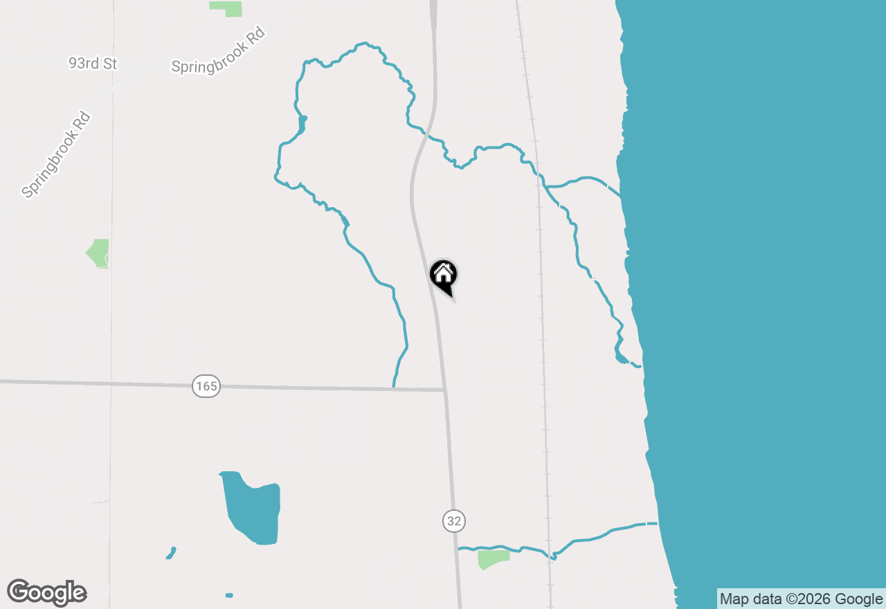 Map of 10059 Sheridan Rd, Pleasant Prairie, WI 53158