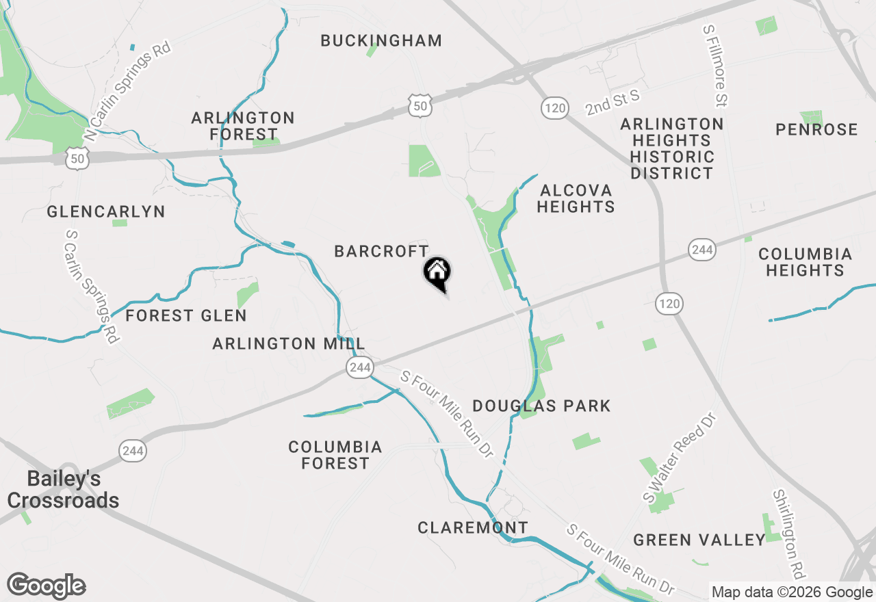 Map of 900 S Utah Street, Arlington, VA 22204
