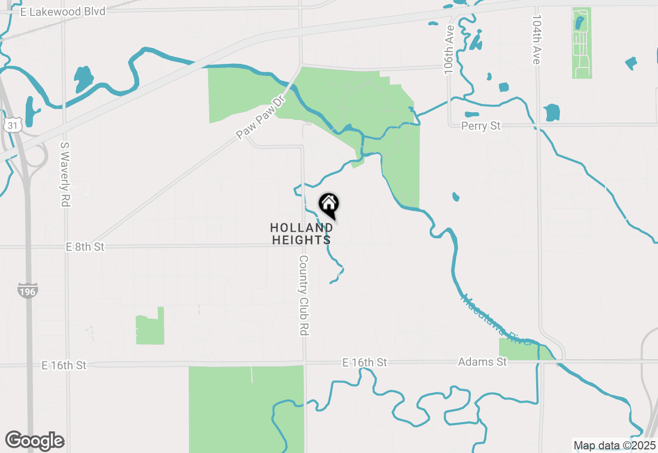 Map of 160 Sorrento Drive, Holland, MI 49423