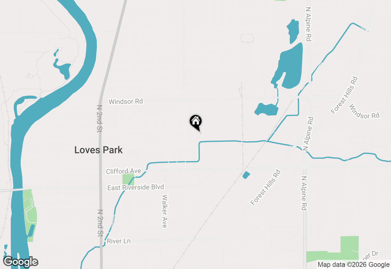 Map of 6225 Browns Parkway, Loves Park, IL 61111