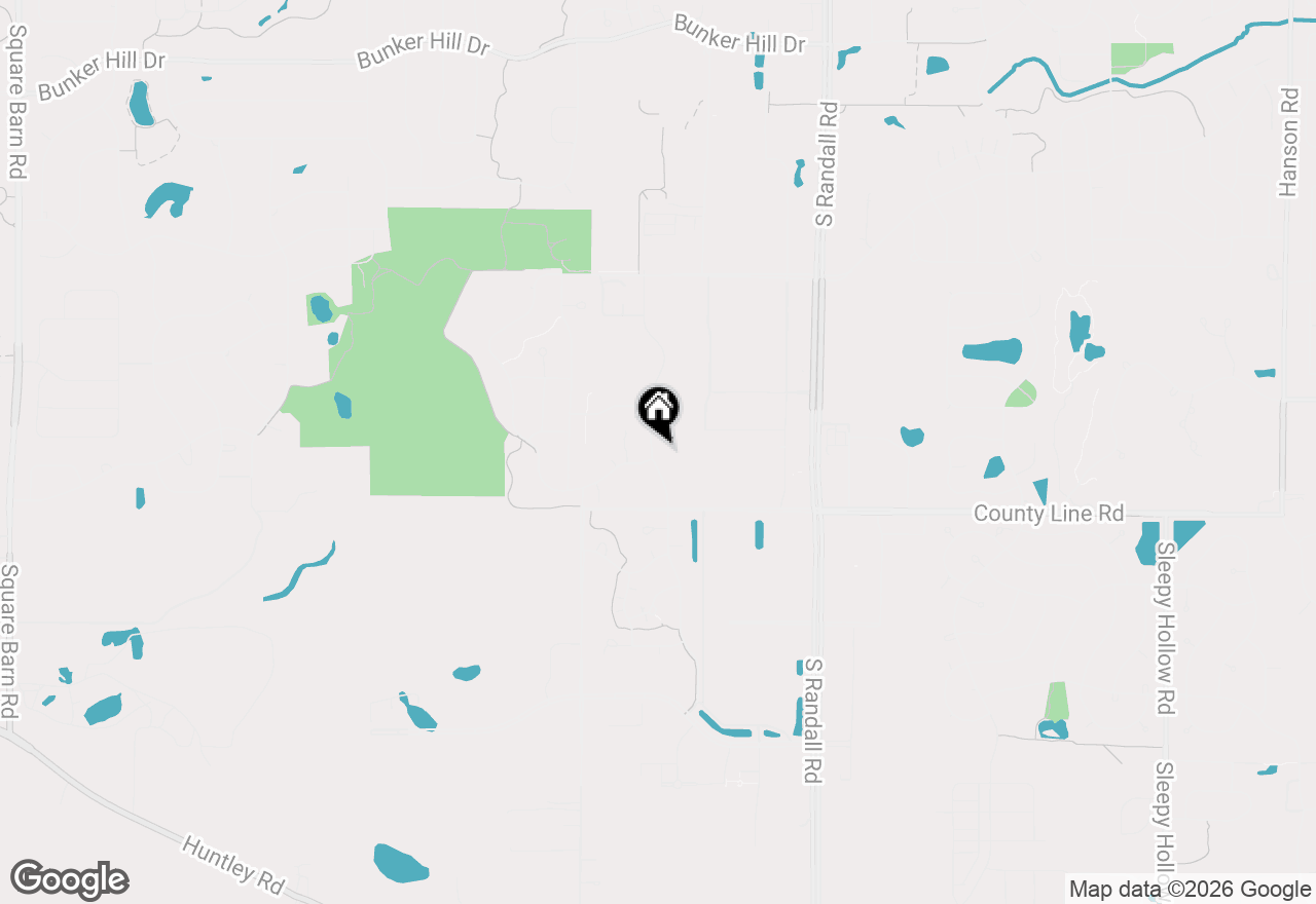 Map of 1455 Millbrook Drive, Algonquin, IL 60102