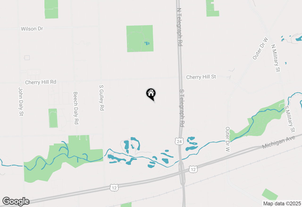 Map of 24540 Rockford Street, Dearborn, MI 48124