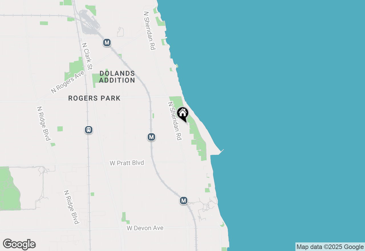 Map of 1140 W Lunt Avenue #2A, Chicago, IL 60626