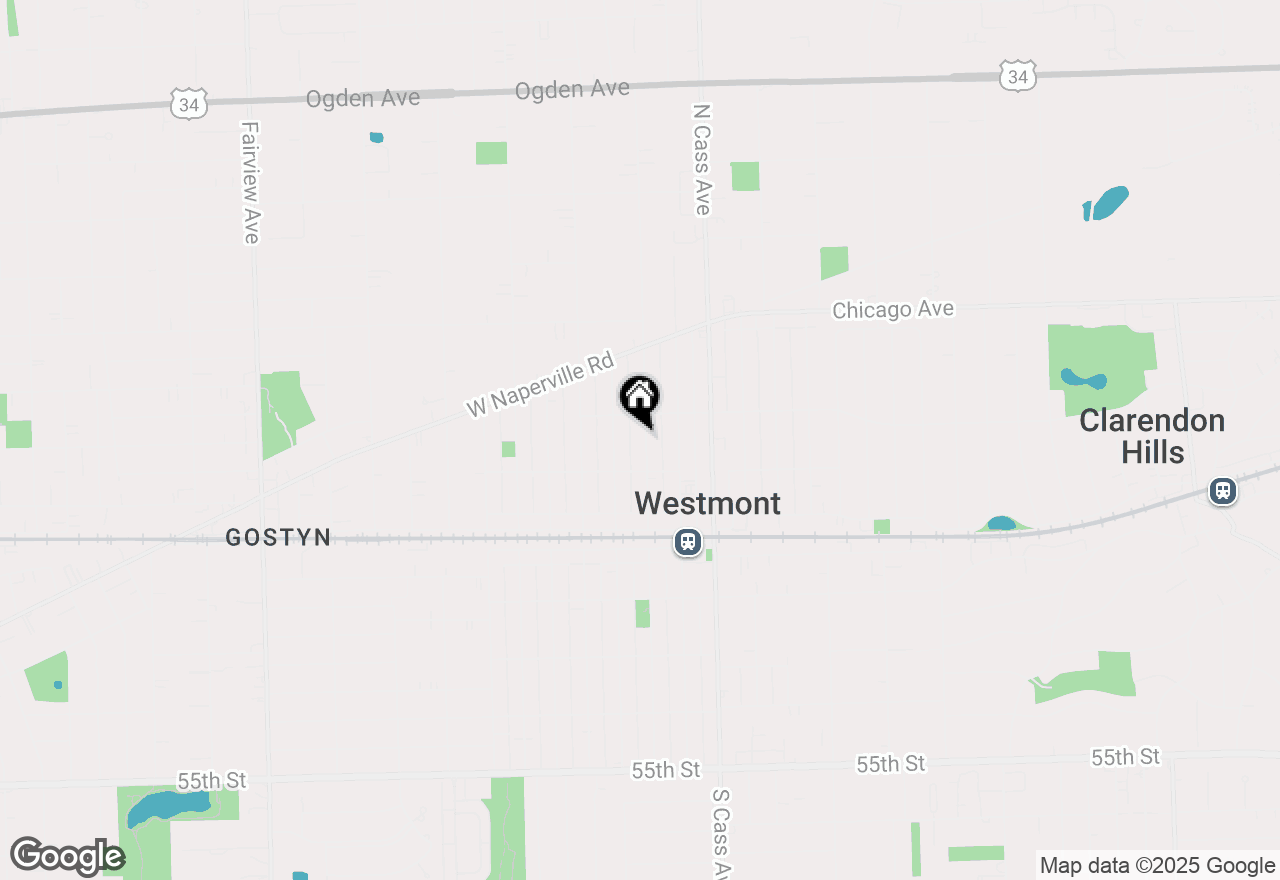 Map of 120 N Grant Street, Westmont, IL 60559