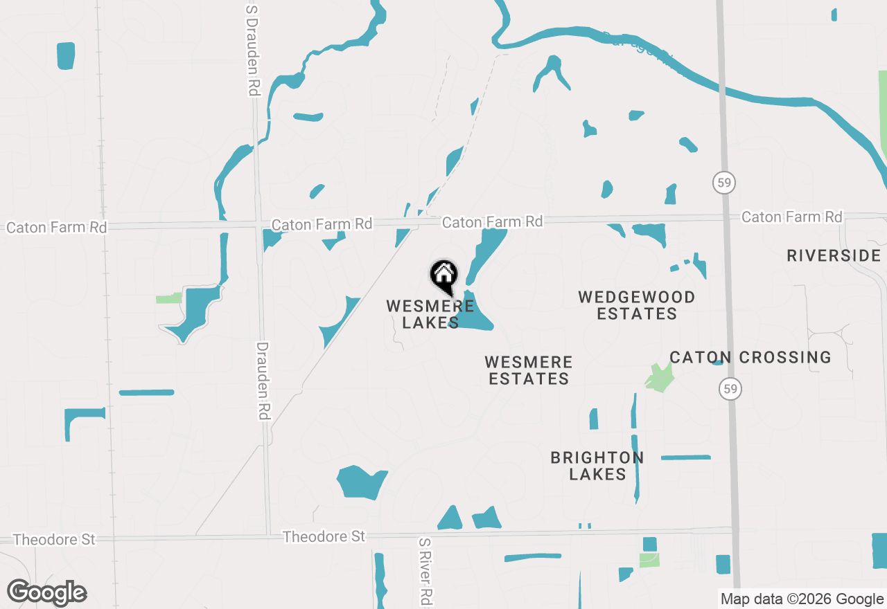 Map of 2117 Wesmere Lakes Drive, Plainfield, IL 60586