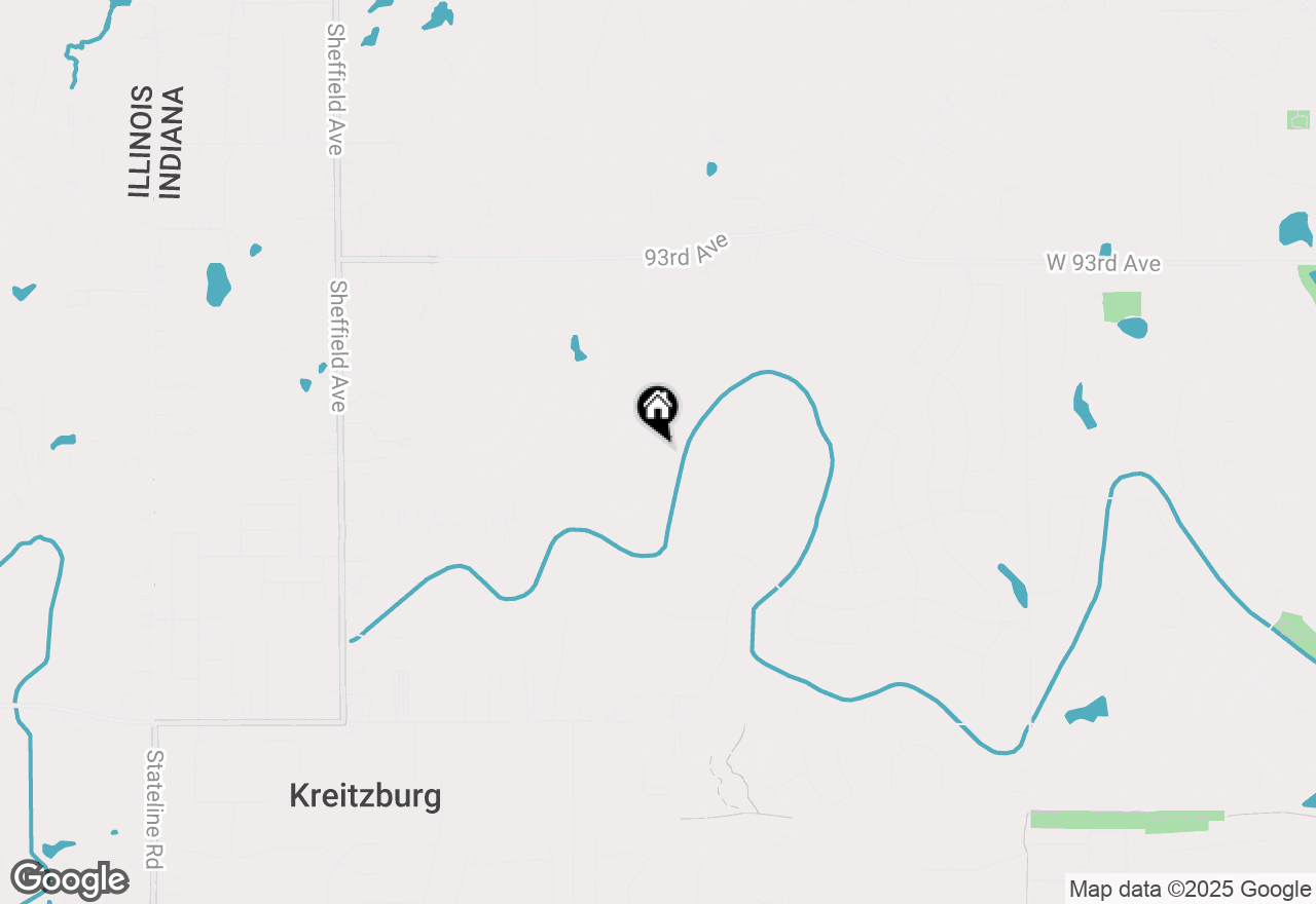 Map of 9625 Julia Drive, St. John, IN 46373