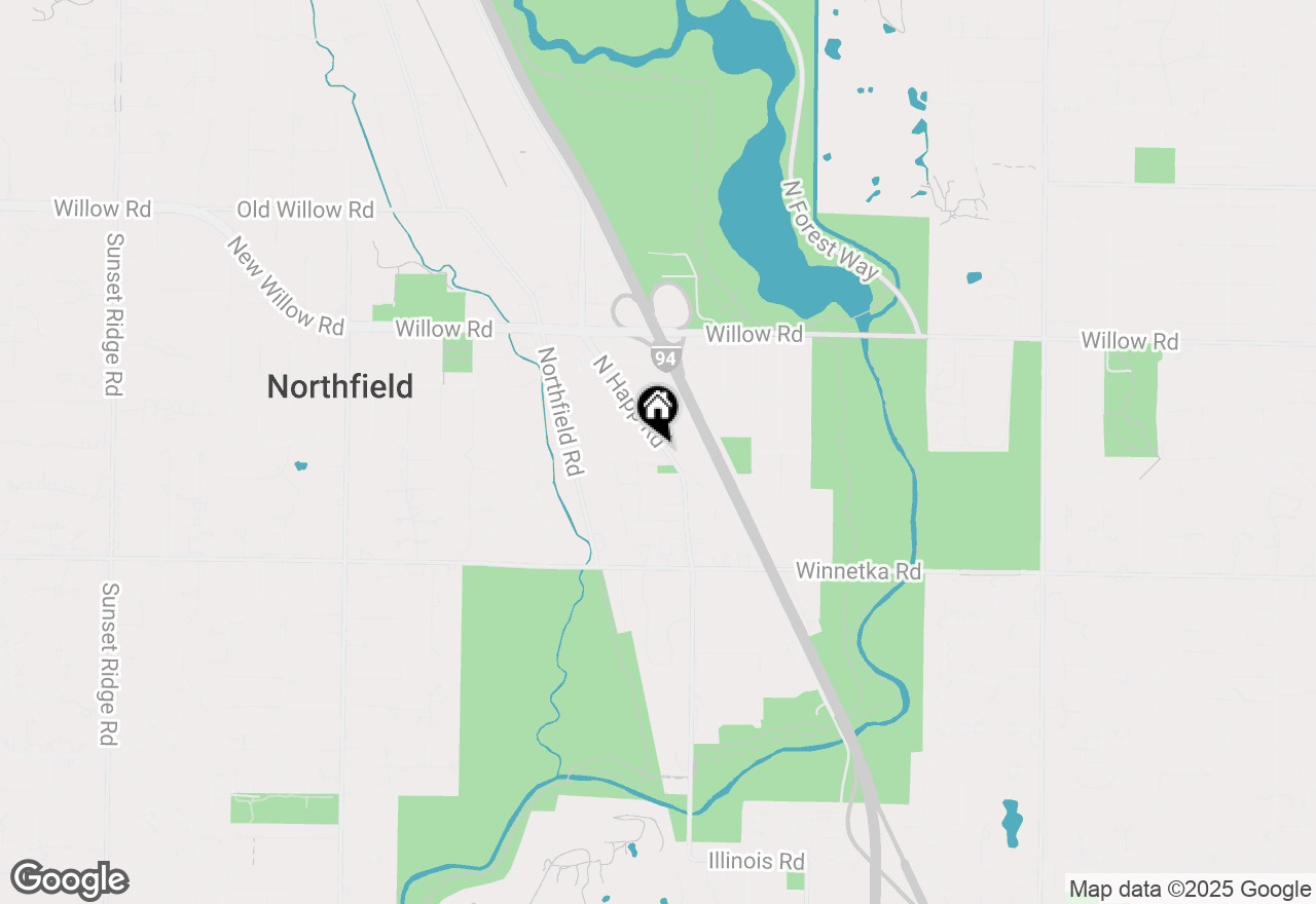 Map of 1701 Northfield Square #E, Northfield, IL 60093