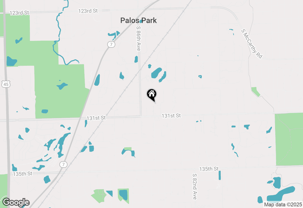 Map of 13010 S 85th Avenue, Palos Park, IL 60464