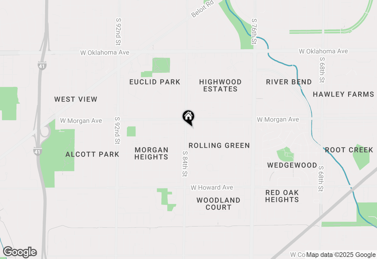 Map of 3544 S 84th St, Milwaukee, WI 53228