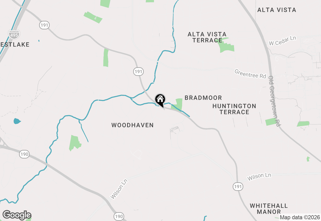 Map of 6317 Poe Road, Bethesda, MD 20817
