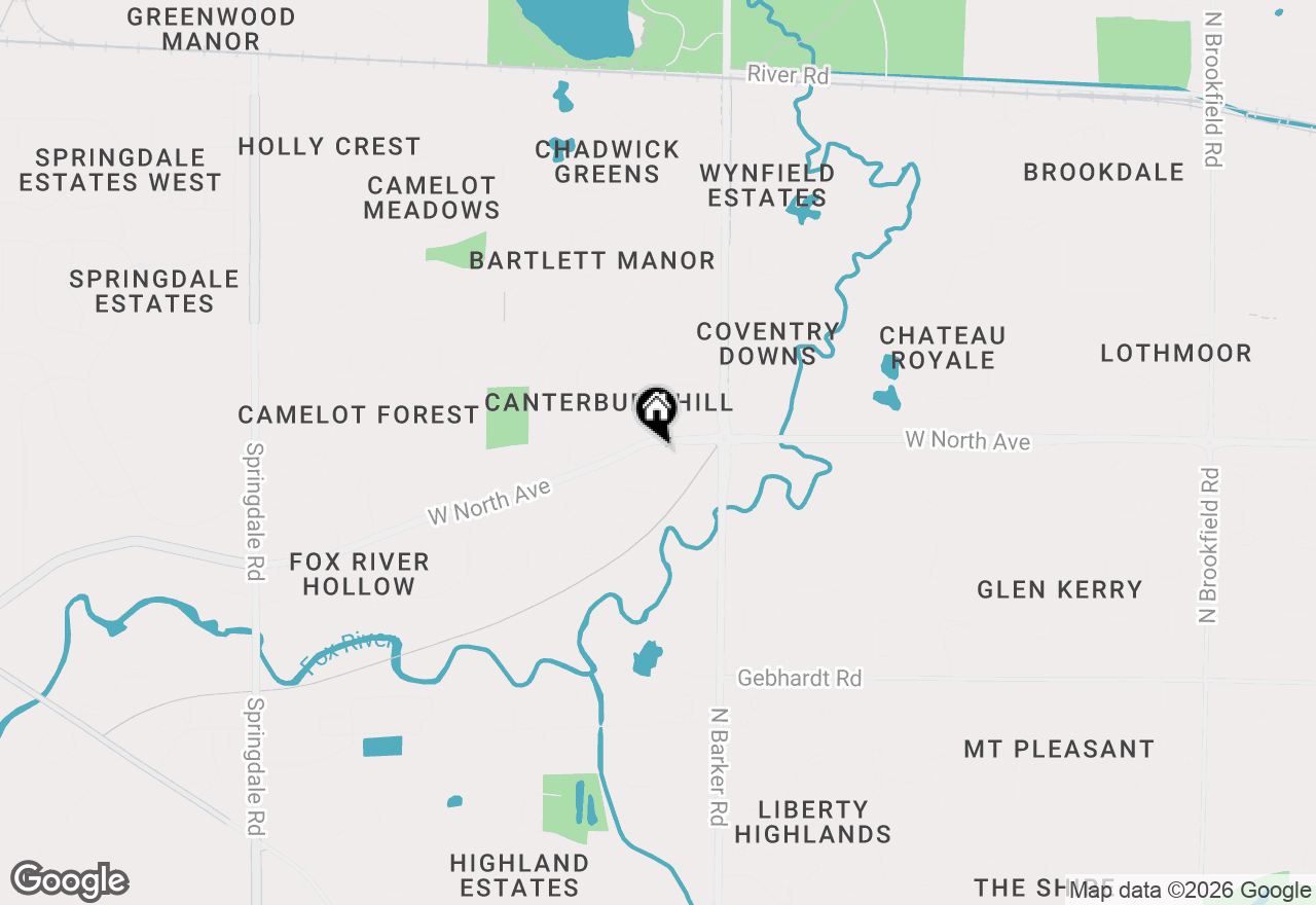 Map of 2270 Vincent Dr, Brookfield, WI 53045