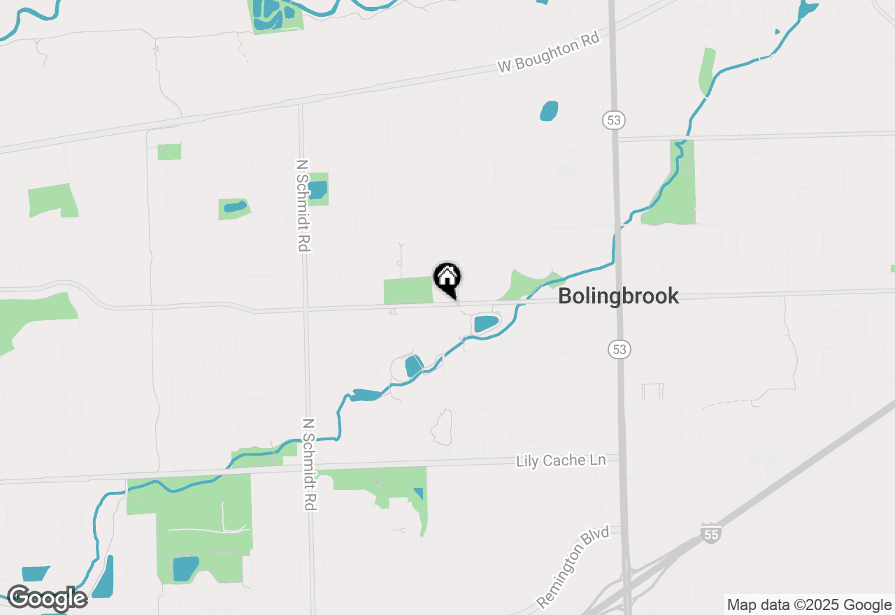 Map of 2 Ava Court, Bolingbrook, IL 60440