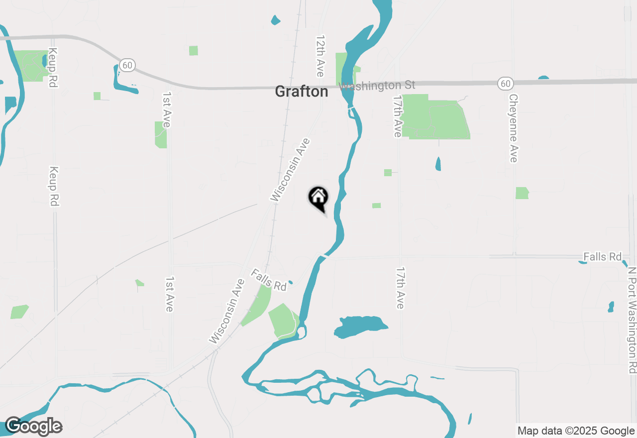 Map of 1713 12th Ave, Grafton, WI 53024
