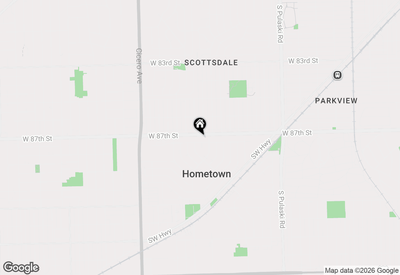 Map of 4429 W 87th Street, Hometown, IL 60456