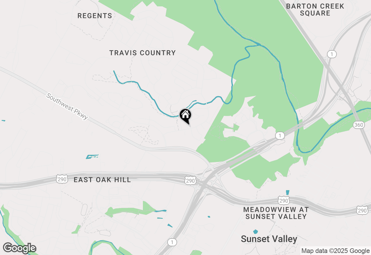 Map of 4806 Travis Country Cir, Austin, TX 78735