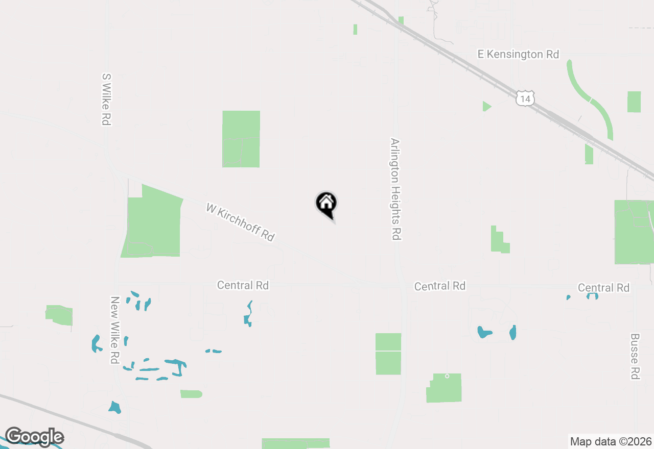 Map of 745 S Chestnut Avenue, Arlington Heights, IL 60005