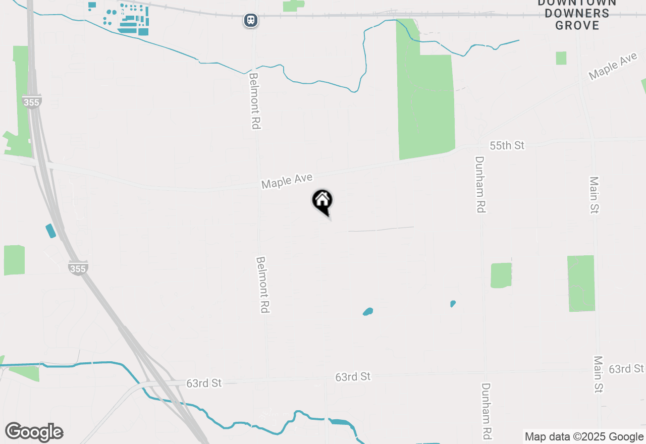 Map of 5727 Woodward Avenue, Downers Grove, IL 60516