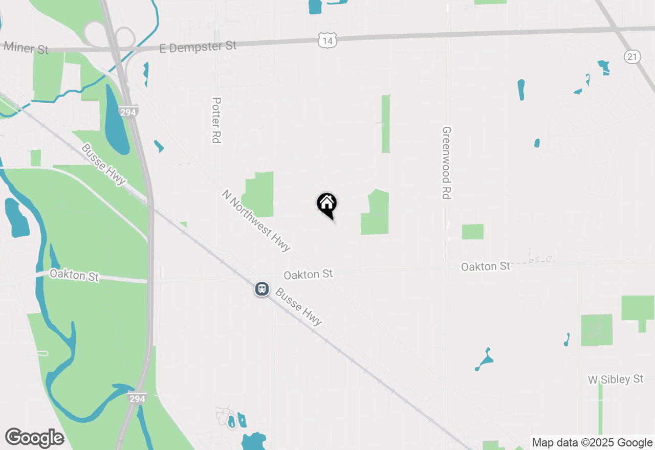 Map of 1904 Woodland Avenue, Park Ridge, IL 60068