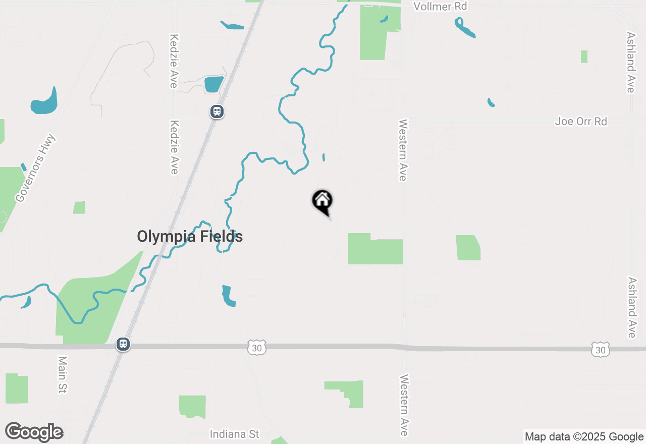 Map of 815 Brookwood Drive, Olympia Fields, IL 60461