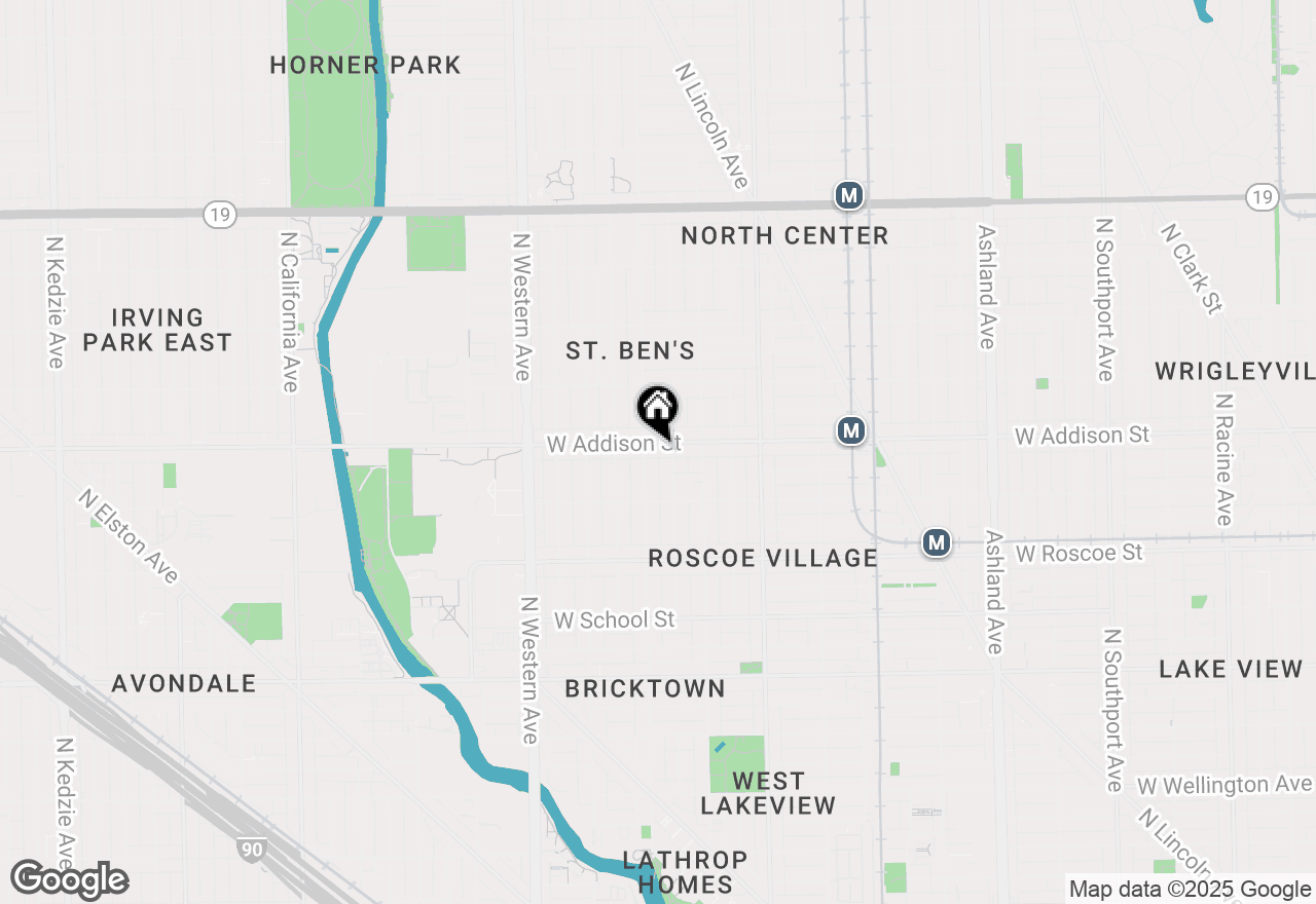 Map of 2147 W Addison Street, Chicago, IL 60618